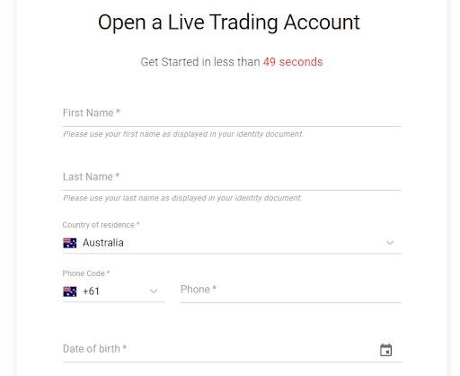 open a trading account